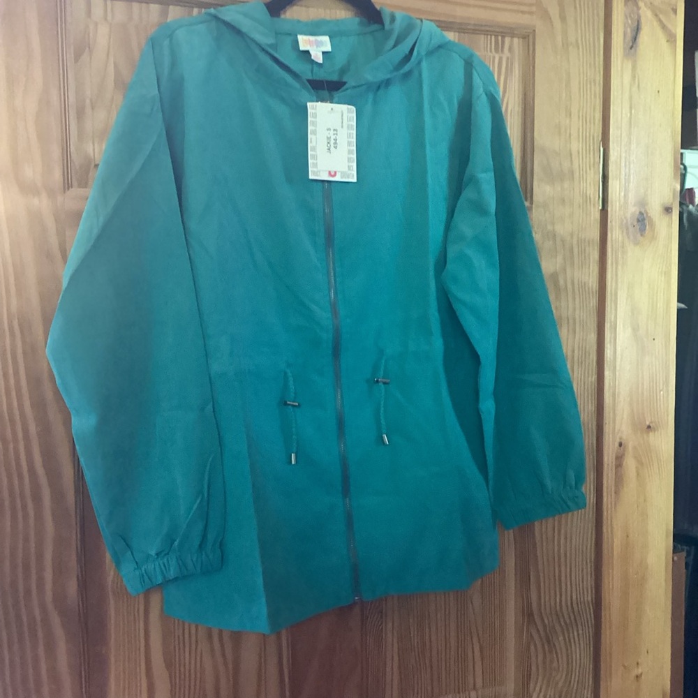 LuLaRoe Jackie jacket in beautiful green